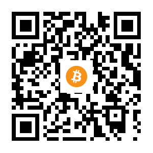 bitcoin:18PZ5HgXBUgWXBTrHxdbuvJNhHz6rnod1s black Bitcoin QR code