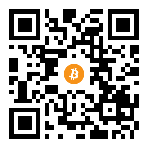 bitcoin:18PeA3Yarxf4P1aWEzMTpzhqUFvD9BHHZZ black Bitcoin QR code