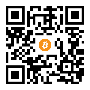 bitcoin:18PqBayafJSTcJ4L5HwvfX8muYcJcQ5kqU black Bitcoin QR code