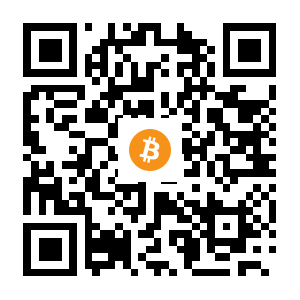 bitcoin:18PqgLFKdnZ3GWBcvaC2mNyzchZNiWg6XK black Bitcoin QR code