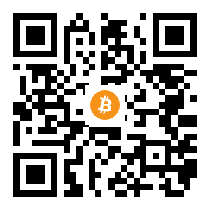 bitcoin:18Q7e1hz1KXZq2wacSSphGGpYG54VZF8x9 black Bitcoin QR code