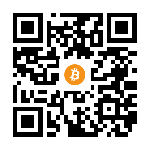 bitcoin:18QLaXfGvQF6GooBohFWa4D66NUEY3iE7A black Bitcoin QR code