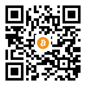 bitcoin:18Rov1WFWoHAsaBQbCmxENvkfkR9S899Hy black Bitcoin QR code