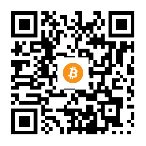 bitcoin:18TAjh8oR5WJ8CG63bfshWDhdiZdvHewVb black Bitcoin QR code