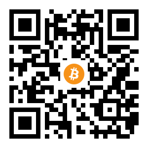 bitcoin:18TPYdjTMjsnCiEYzNSMTaVGK5PLT3baqZ black Bitcoin QR code