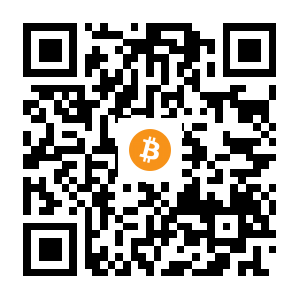 bitcoin:18Tv3AiuNs6KzhcPubwPJ9uAMJMtEZ6yNM black Bitcoin QR code