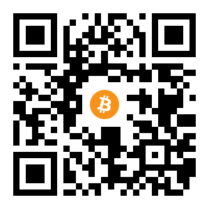 bitcoin:18UyACKog3eqqZYGiE5YriQUHs3fKYyiuc black Bitcoin QR code