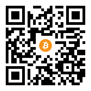 bitcoin:18VfgCnpiyLef6euXoLA7ttN65emcpnQqg black Bitcoin QR code