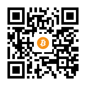 bitcoin:18VrkBmER7N7AY4XnHcKxK936jchnocdBu black Bitcoin QR code