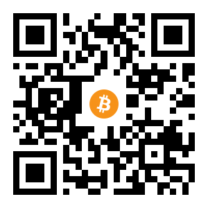 bitcoin:18XvexUTsoPtdPyu7wjUmRZJM4p3mpMXqn black Bitcoin QR code