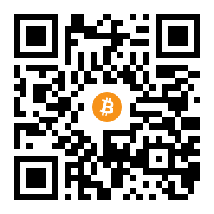 bitcoin:18XvtfgtHt6sLfEdjpbzdkWCbDbQ2e5ReW black Bitcoin QR code