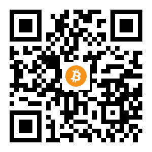 bitcoin:18YQ7x2zZWeCBnCJEhqGugxE6n1ZZLN8vP black Bitcoin QR code