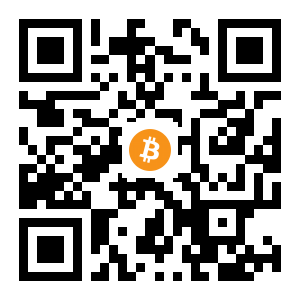 bitcoin:18YSuddwZx9QhaoPufzaGeLd6Ft2EUoasD black Bitcoin QR code
