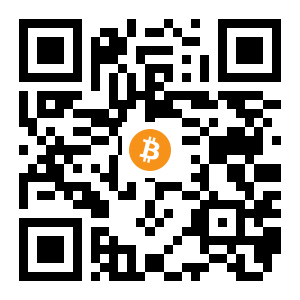bitcoin:18YXggm4An6d4i7Sd3UzwprMaV8fKdY78b black Bitcoin QR code