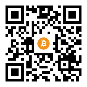 bitcoin:18aCEujNVXZyTyYRRen6m9nUQc21Zknf6M black Bitcoin QR code