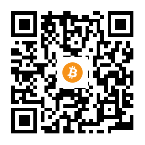bitcoin:18bUnNsaxEAidqrAs3QXbikz7eVHXa6W67 black Bitcoin QR code