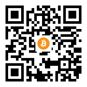 bitcoin:18bfAfSBMwm65w24HNN1twNgPc8o8cAhgA black Bitcoin QR code