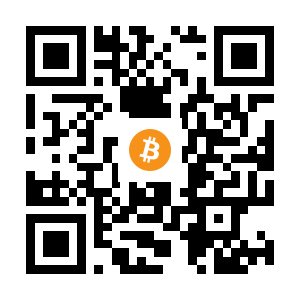 bitcoin:18byN9vS8ThDrBQYBpVM5dxfdA7zpbJ8CR black Bitcoin QR code