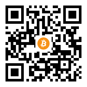 bitcoin:18cdpyYsaef8QvUEpNqHYTu1HeMTktBiK6 black Bitcoin QR code
