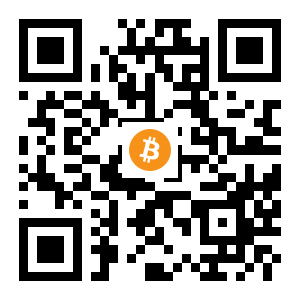bitcoin:18d2Pa7XLYwBhomUpow1AcHC2qWwfMibcd black Bitcoin QR code