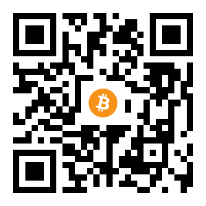 bitcoin:18dPajWUPEhbrSqMAwTW7Em88VVLCpiukP black Bitcoin QR code