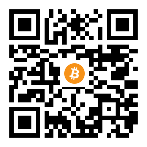 bitcoin:18e5NXsPy2QhmR7mdmv3MgaQFVPZXD9iK2 black Bitcoin QR code