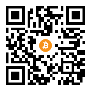 bitcoin:18ffJVMzXdVBP9M9EsGG7HennXTtLKN62p black Bitcoin QR code