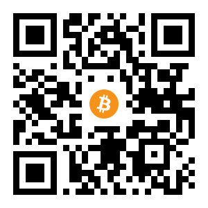 bitcoin:18gYq8BpkbcizC4jZ9zyQxo2NBVEQ2p4hM black Bitcoin QR code