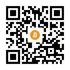 bitcoin:18hBxeHh3UZHtWgatEXtpmhAWCpS7gYMq1 black Bitcoin QR code