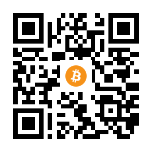 bitcoin:18ha6Zf1pLhZ4g5J8JTUi9qHhFP6Mrs6rm black Bitcoin QR code