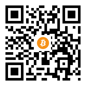 bitcoin:18hjznsMaFvv45Ax38zkU2FdVDvREhy68p black Bitcoin QR code