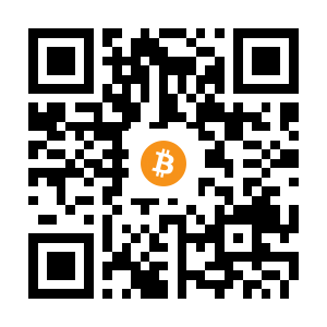 bitcoin:18kSmL2P5xy1w1AdEiTUN6YhTvZtWfrQCw black Bitcoin QR code