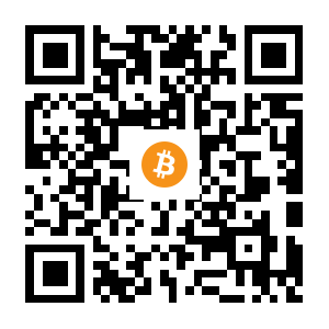 bitcoin:18mhQtraUQXVgz6JgQFhxrsSWXZSKnPRPx black Bitcoin QR code