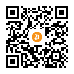 bitcoin:18nVXh4iGKXb9sfDJPie1rNgKVqgrSZCsF black Bitcoin QR code