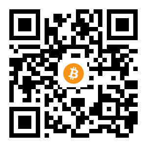 bitcoin:18nWgqt1t1kPx75thcMRkrn8fgSJ1QFTFM black Bitcoin QR code