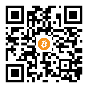 bitcoin:18np63AJTMY5vJLMFHHkEWFwqGwDquyrZY black Bitcoin QR code