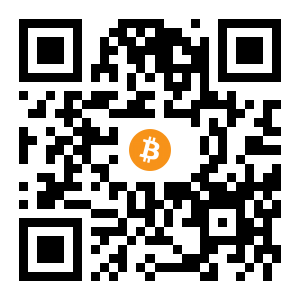 bitcoin:18oeDBSUKENBUFpwJLcHCEizScsrkTaNsS black Bitcoin QR code