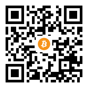 bitcoin:18q4VLxjUborprhWvUrstxLUSmuoabCcfs black Bitcoin QR code