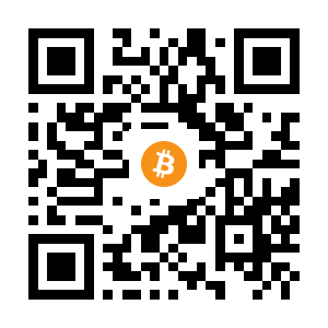 bitcoin:18qvmzFdbsKapALuSRb2XJAiYDj9Ysihfu black Bitcoin QR code
