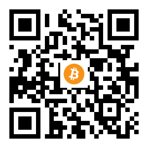 bitcoin:18rTnRjVSmgNuNZrywdghEd2nsWyBbWSeX black Bitcoin QR code
