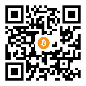 bitcoin:18rXoKkmFbsfbgXiwinBSQVaRu3XCXxd2k black Bitcoin QR code