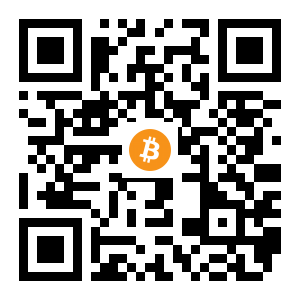 bitcoin:18sUcXUWY3bWBaKaEWiPL9p7nrwJtBr8Y1 black Bitcoin QR code