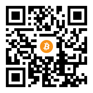 bitcoin:18syBMRhXmEmY7cCgu6Xp7Faqrq6XkDbEc black Bitcoin QR code