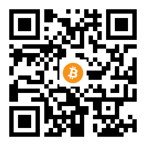bitcoin:18tikBqpnpA3i4NLtkr2hwb5BKeZvVUXDF black Bitcoin QR code
