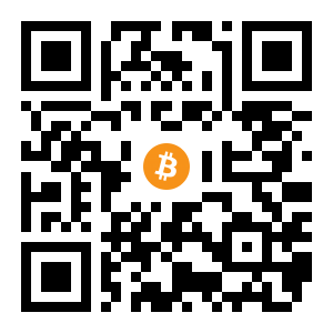 bitcoin:18v4mfVxeaeP5VKQ9hGiJYREQVzBHrmPbS black Bitcoin QR code