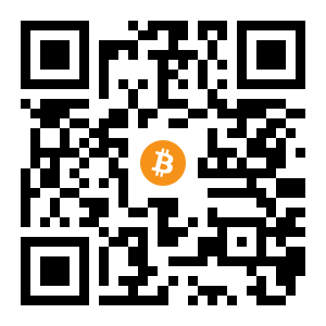 bitcoin:18vRnNeTpjgjZKaaMXUp6j2HCw2qZuHTwT black Bitcoin QR code