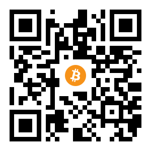 bitcoin:18vmr4FWBCJnySQKrkHrfpjmrmU5Au4y43 black Bitcoin QR code