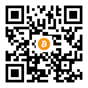 bitcoin:18xFiJGECCLcs97v3cBYF31JBvxpQqe8rH black Bitcoin QR code
