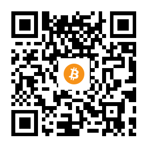 bitcoin:18xcryhNMZBDUP51osh3vuWXJ87hkepsWz black Bitcoin QR code