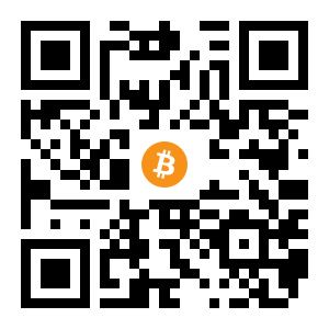 bitcoin:18xx8wF6H2hmmfepswNfYBpw5pkh7ajPGD black Bitcoin QR code